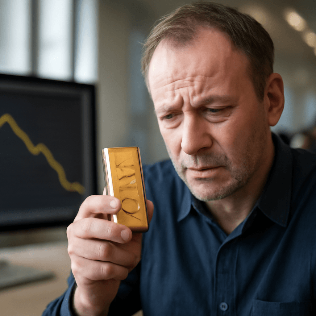 Guldpriset faller 1,26 % efter rekordnivå och PPI-data